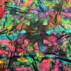 Brand new. Rare Christopher Graf 100% silk scarf.